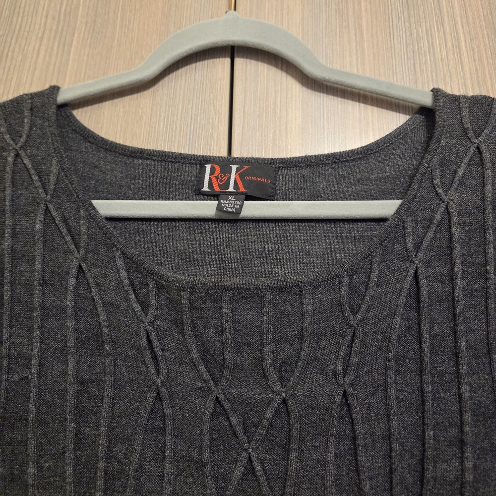 Gray Knit Dress - Picture 3 of 4